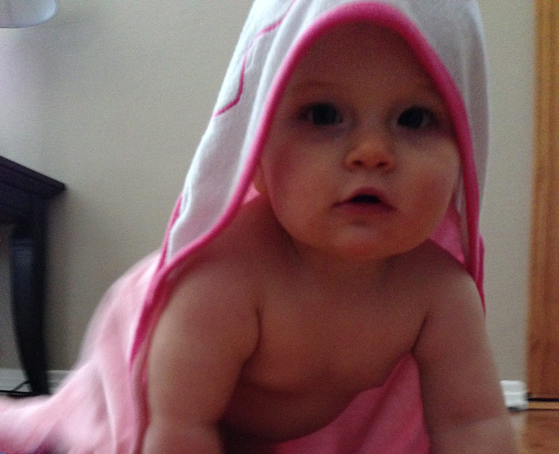 Nothing like crawling naked around the house after a good bath