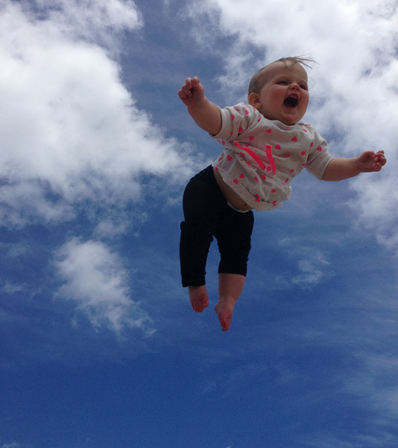 Hannah loves to fly